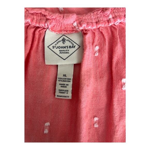 St. John’s Bay Loose Fitting Bell Sleeved Blouse Size XL - Picture 3 of 3